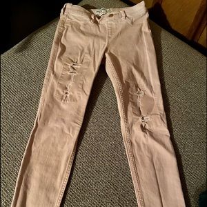 Abercrombie kids pull on jean leggings size 11/12
